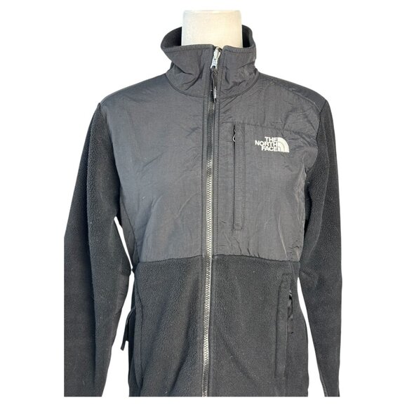 The North Face Denali Fleece Jacket Black Full Zip Softshell Wind Resistant Size - Picture 4 of 10